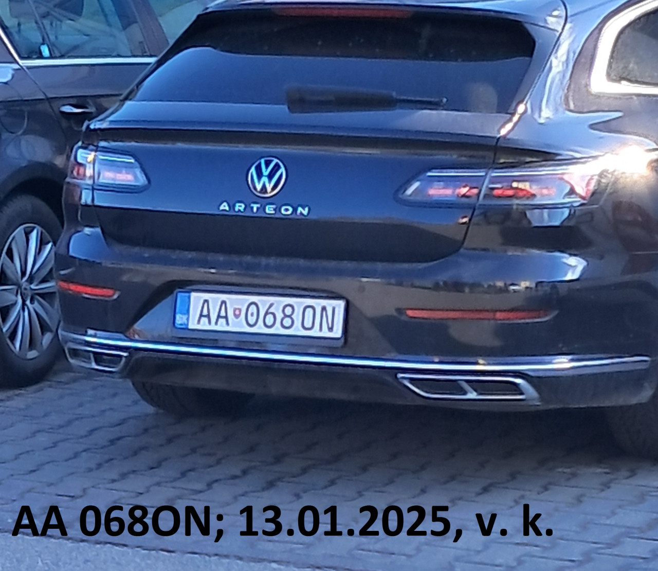 AA 068ON; 13.01.2025, v. k.