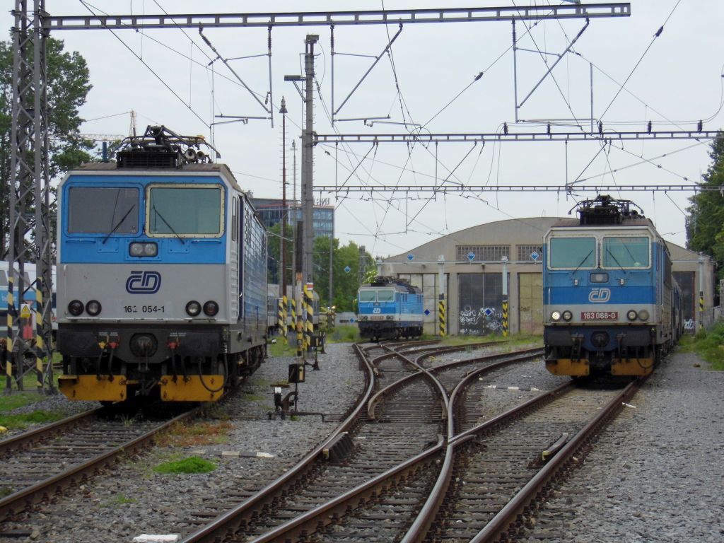 162 054, 163 025, 068 LD Praha-Libe (31. 5. 2019)