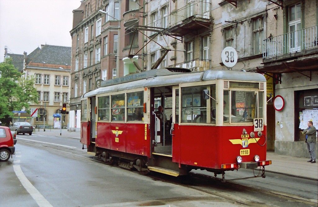 17.06.2001 - Bytom kosciel Sw. Trjcy Tram. N ev.. 1118 l.. 38, ©  Halbstadt