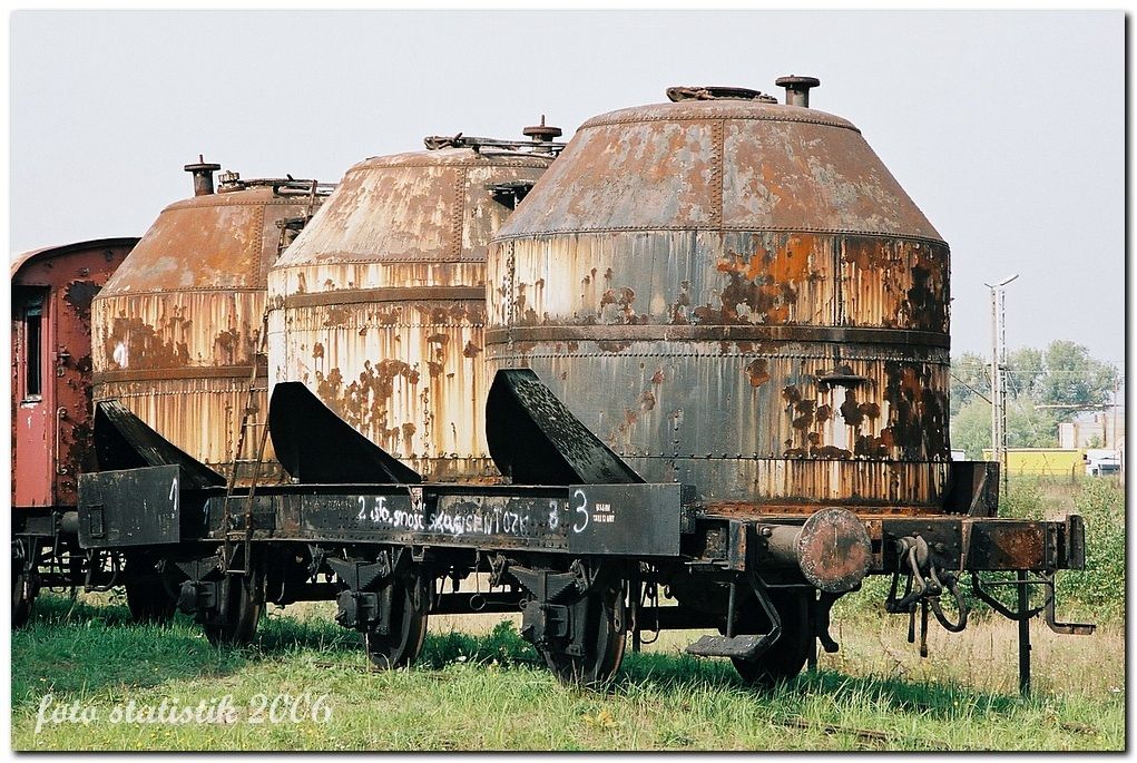 Wagon zbiornikowy w TOZK w Pyskowiciach, 2006.