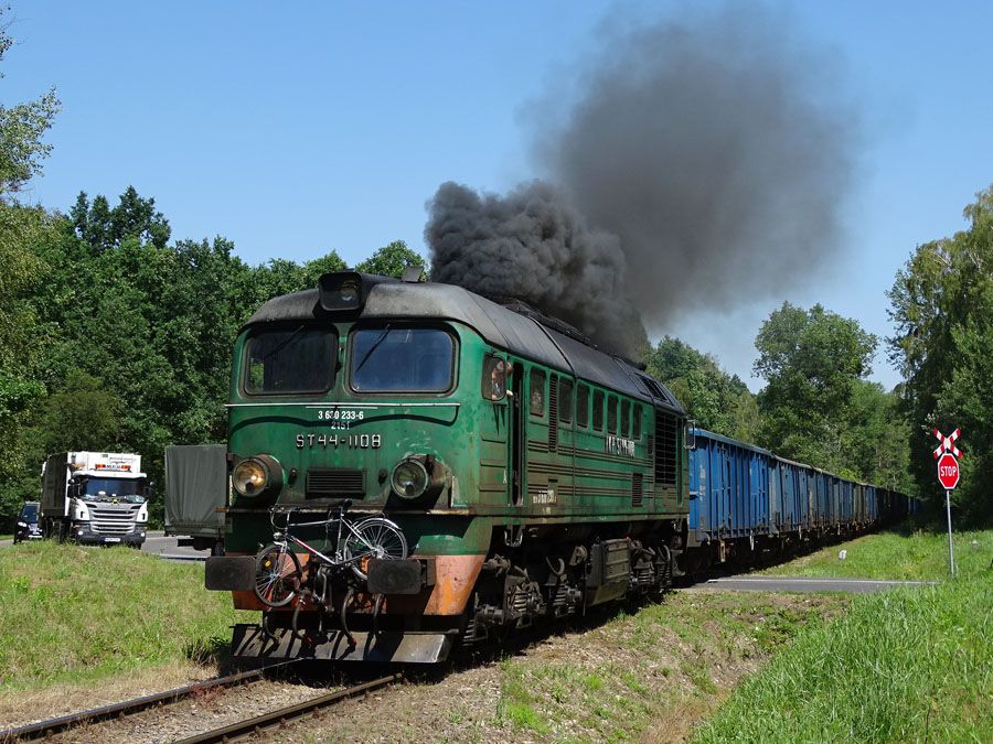 ST44-1108 / usek Radiowo - Warszawa-Jelonki / 2.07.2016