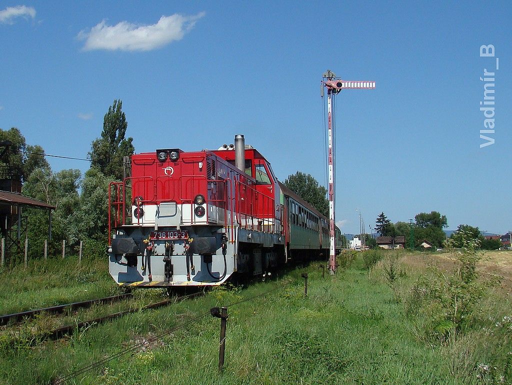 Boansk vjezd st. Chynorany - Os 5004 24.7.2009