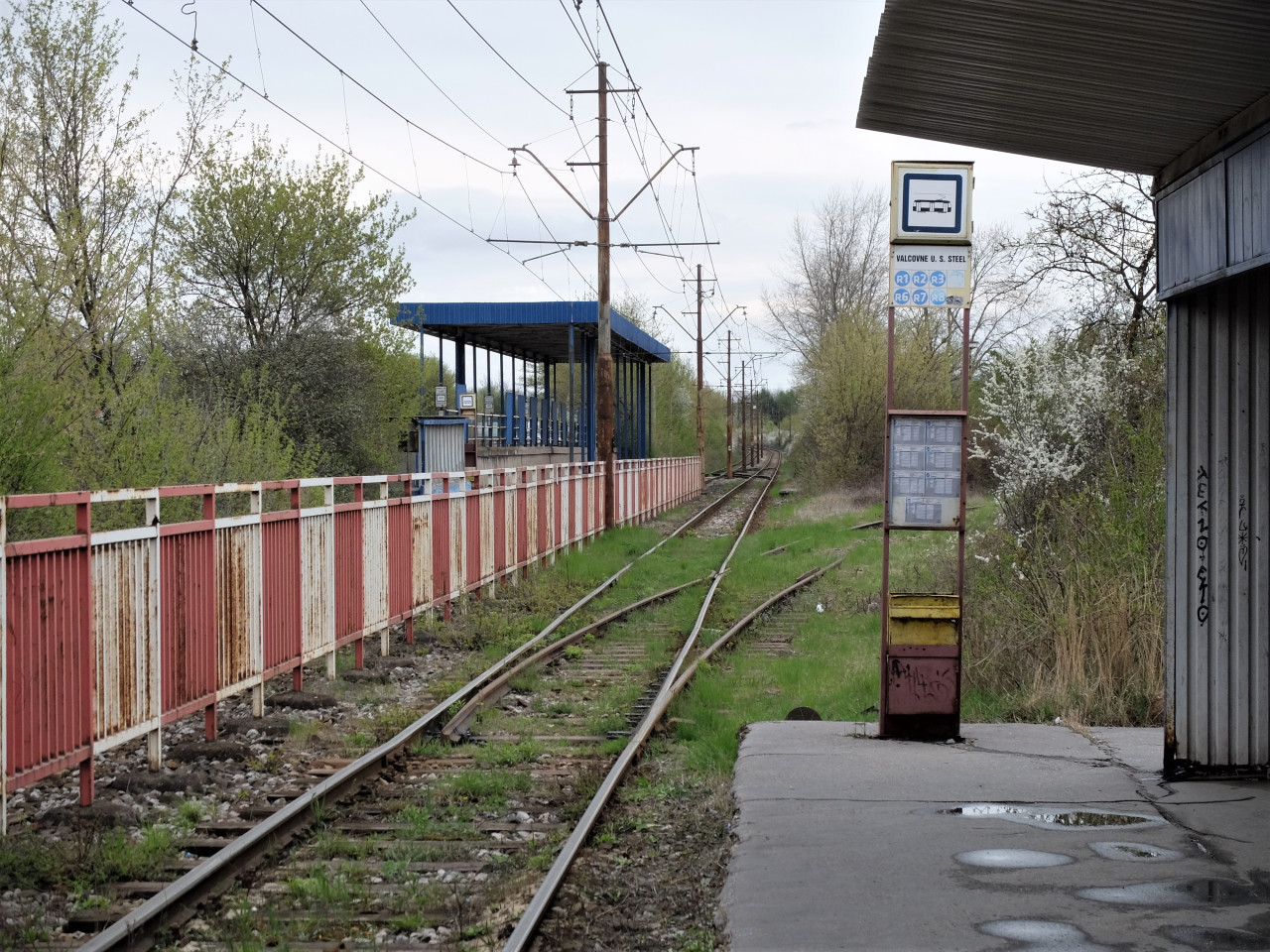 pedposledn zastvka, pohled ke Koicm