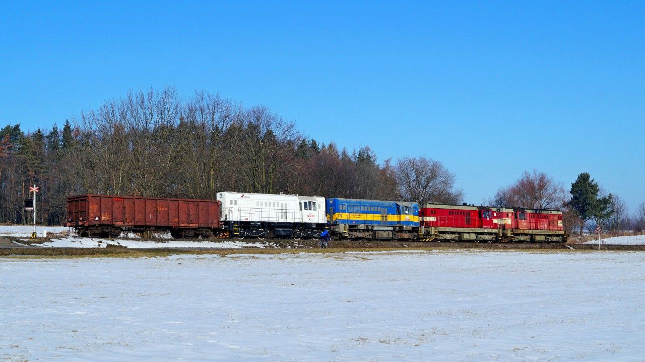 742.186 + 379 + 740 613 + 625, Kostelec u H.Mstce-psnk 13.2.2017