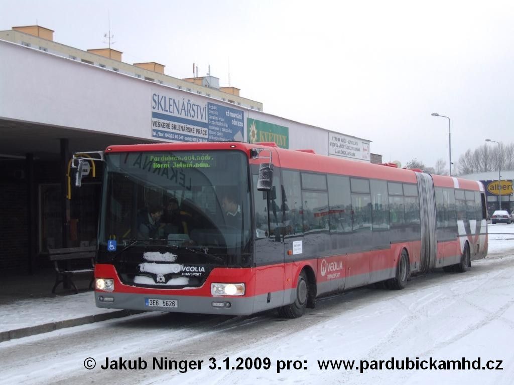 SOR NC18 Veolia transport V, Pardubice, Dubina