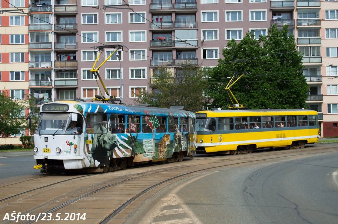 T3R.P . 276+262 u zastvky Terezie Brzkov. 23.5.2014