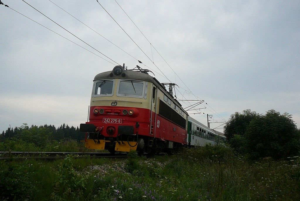 242 275-0 s R 666 Petr Vok, Potky-irovnice, 2.8.09