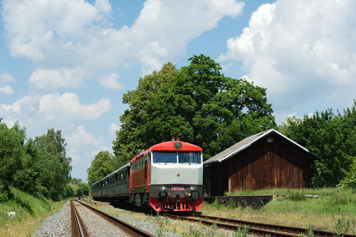 Nostalgie D s T478.1008 dne 26.5.2018 v st. Postupice