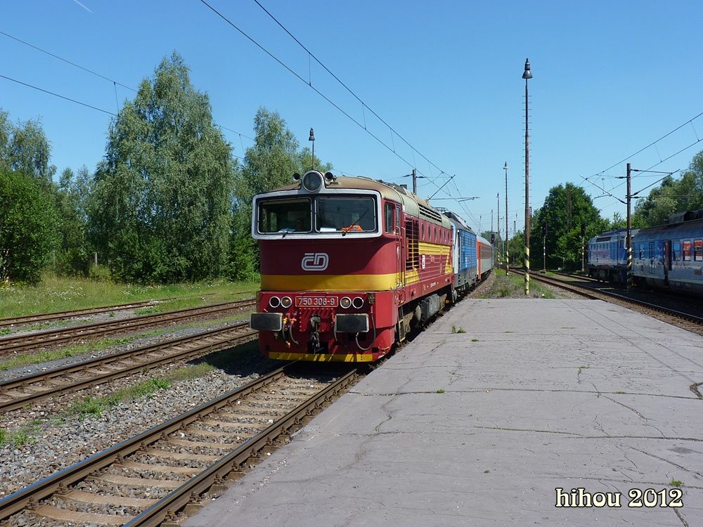 750.308, Ex 230 Kysuca v Albrechticch (frovi dky za pozdrav)