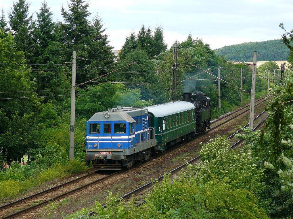 T435.0058 pk 354.195 - Plze Doubravka - Plze hl.n. 15.7. 2011