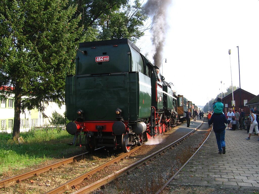 Svatovclavsk slavnosti - Parn vlak Olomouc - Tovaov -  Krom - Zdounky - Zborovice a zpt.