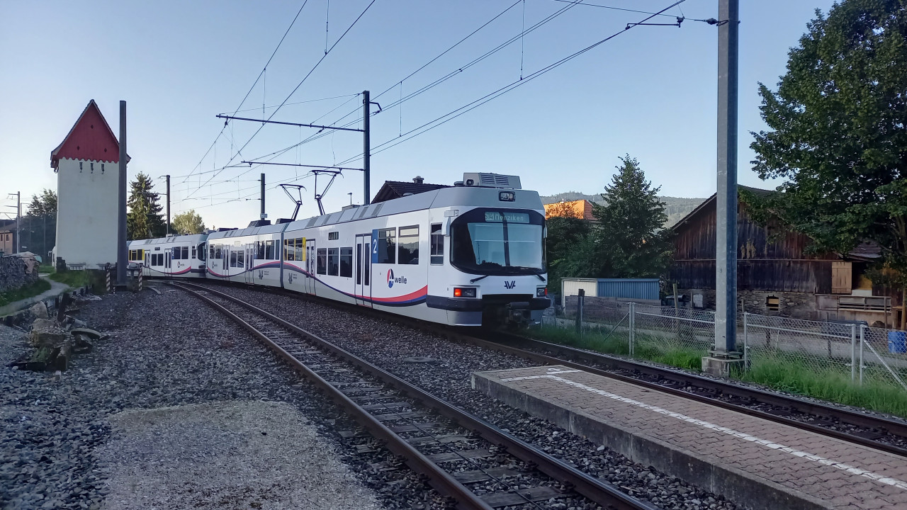 Leimbach na trati z Aarau do Menziken