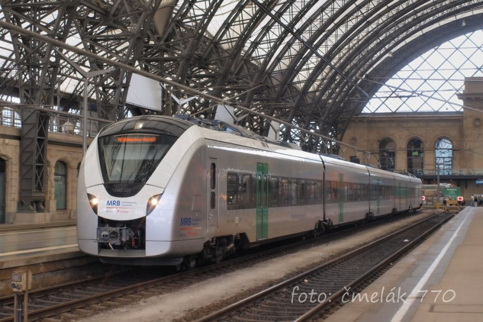 440 207, Dresden Hbf, ervenec 2016