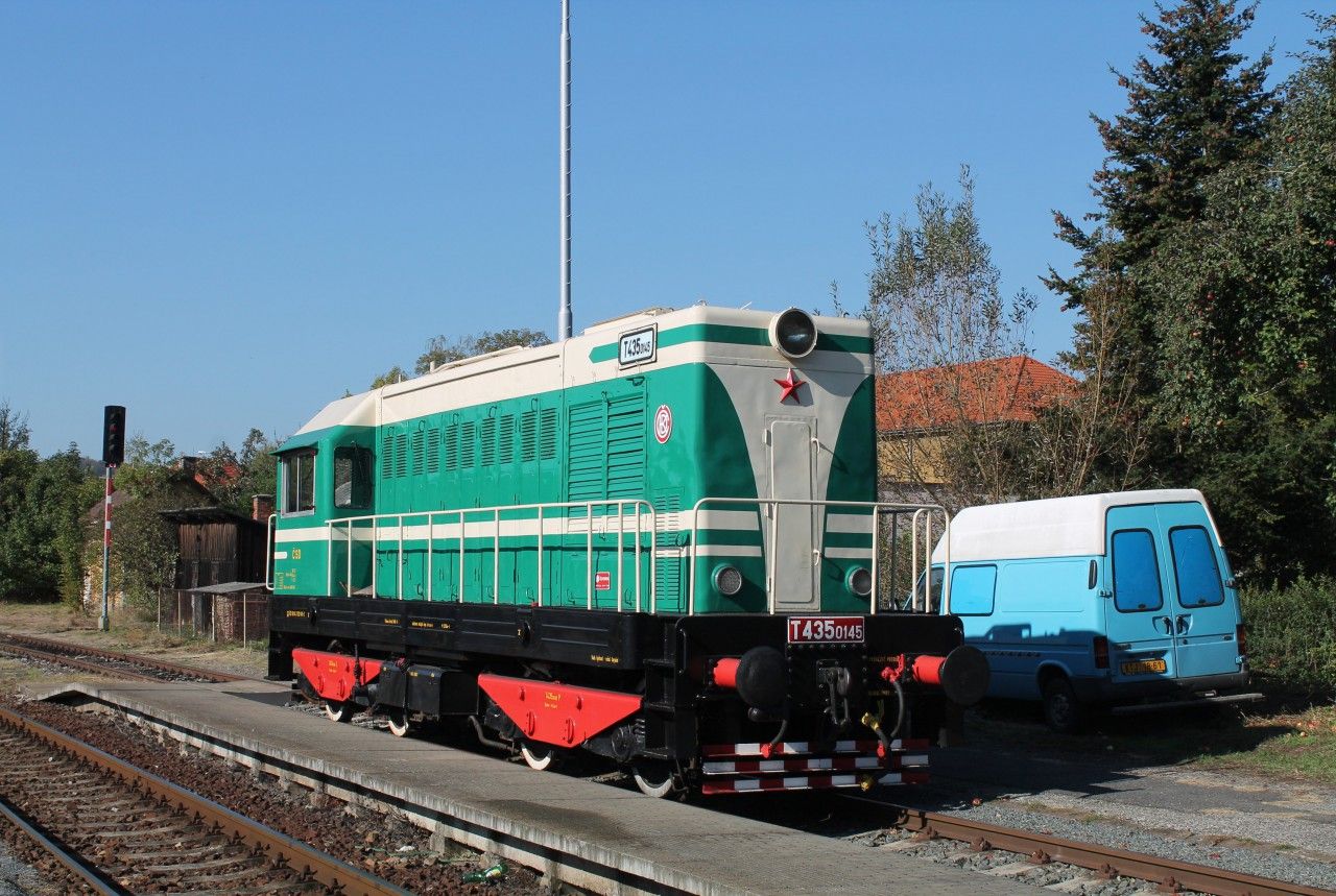 Lokomotiva T435 0145 (Horaovice)