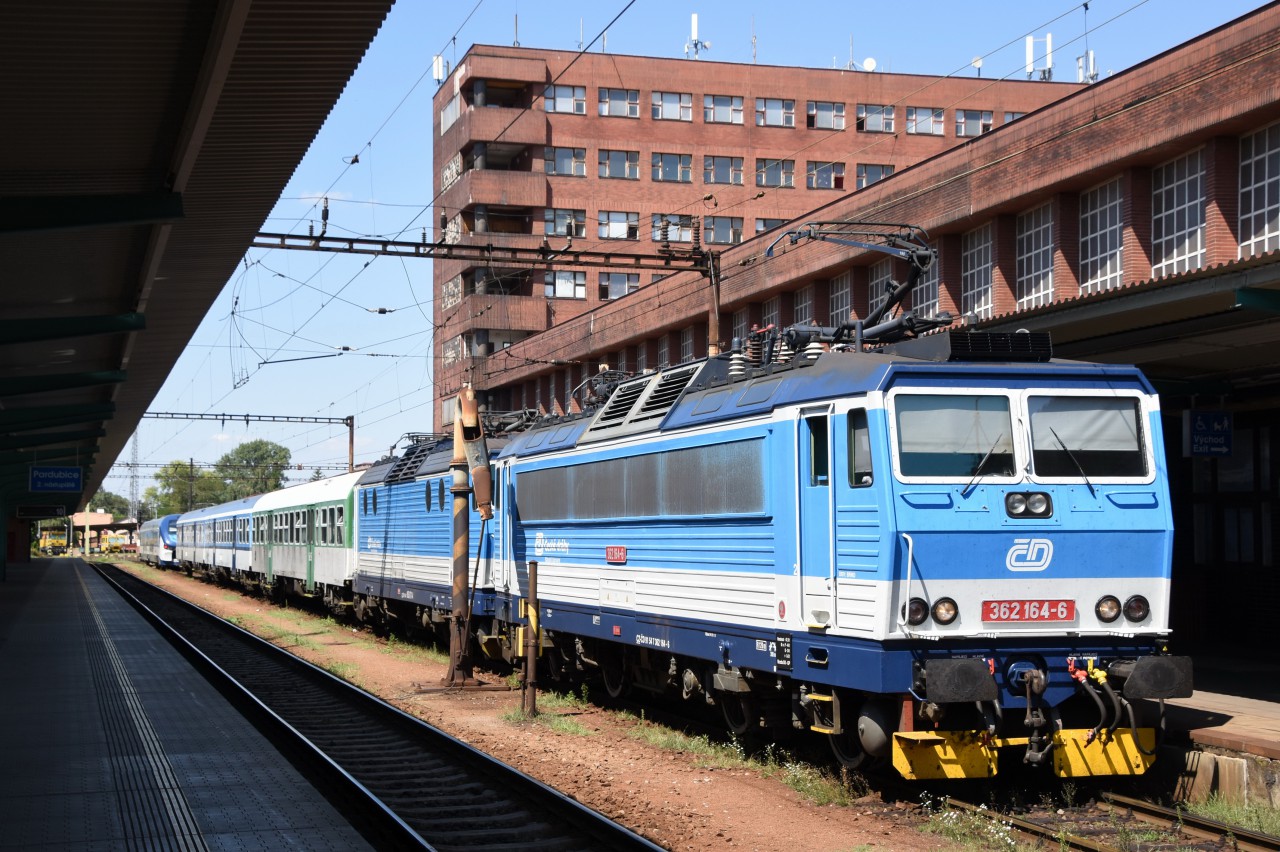 362.164 + 163.071, Os 5027, Pardubice 24.7.2018