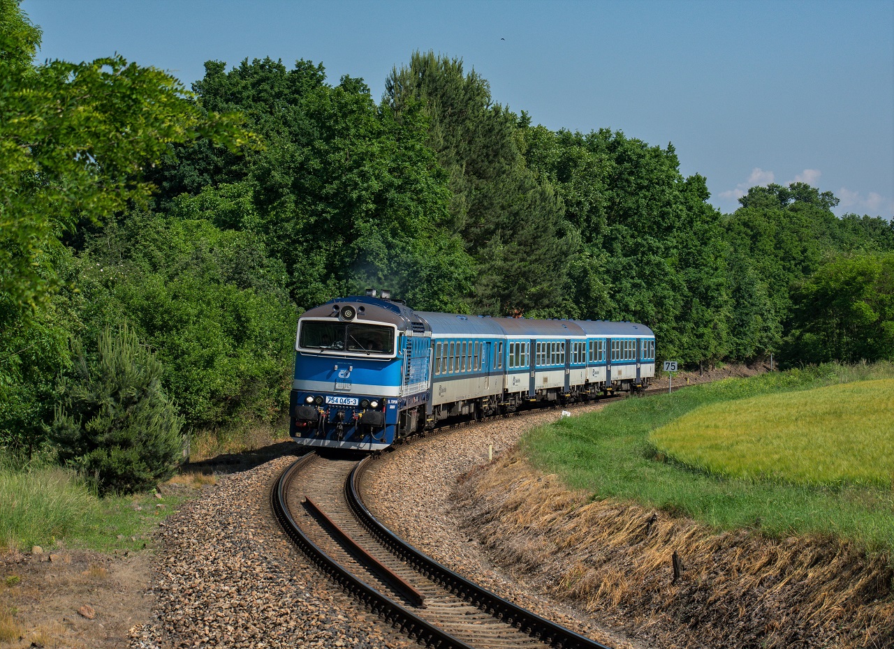 754 045 - Sp 1596 _  tra 200_sek Lochovice  - Rejkovice _ 18.06.2023 