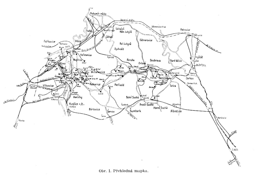 Kolejov s Ostravska 1926