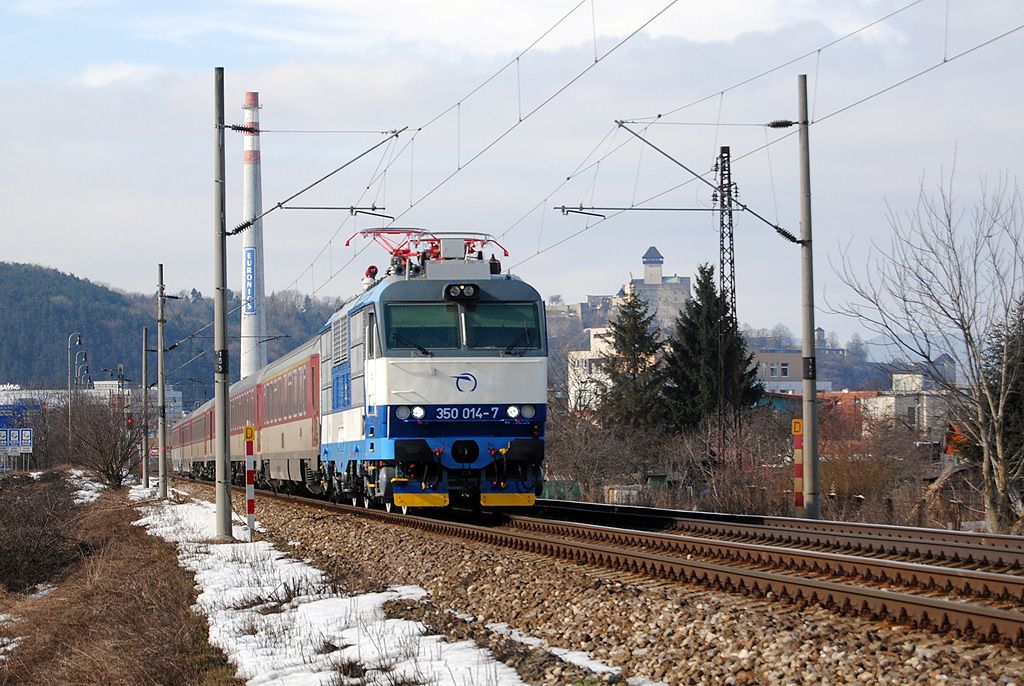 350 014-7, IC 503 Tatran, Trenn, 27.02.2013, foto: Juraj evk