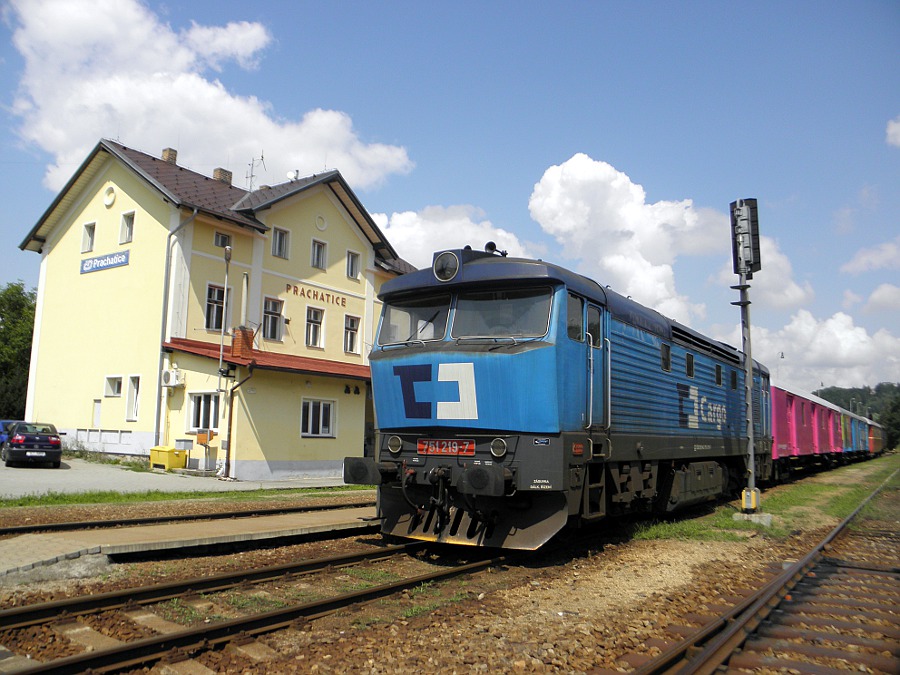 751.219 s Mn 88850 ve stanici Prachatice