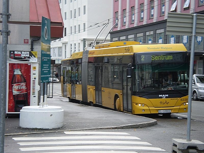 Dopravca Tide prevdzkuje 6 takchto trolejbusov plus dva s pomocnm dieselovm agregtom.