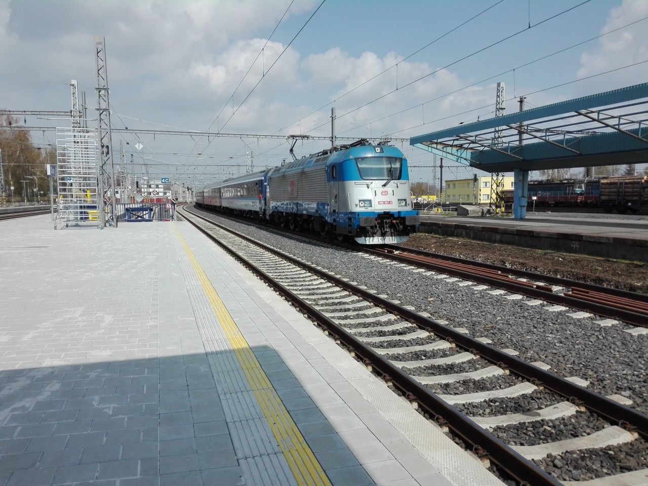 Lokomotiva 380.001 v Chebu, Slu 90055, 13.4.2019