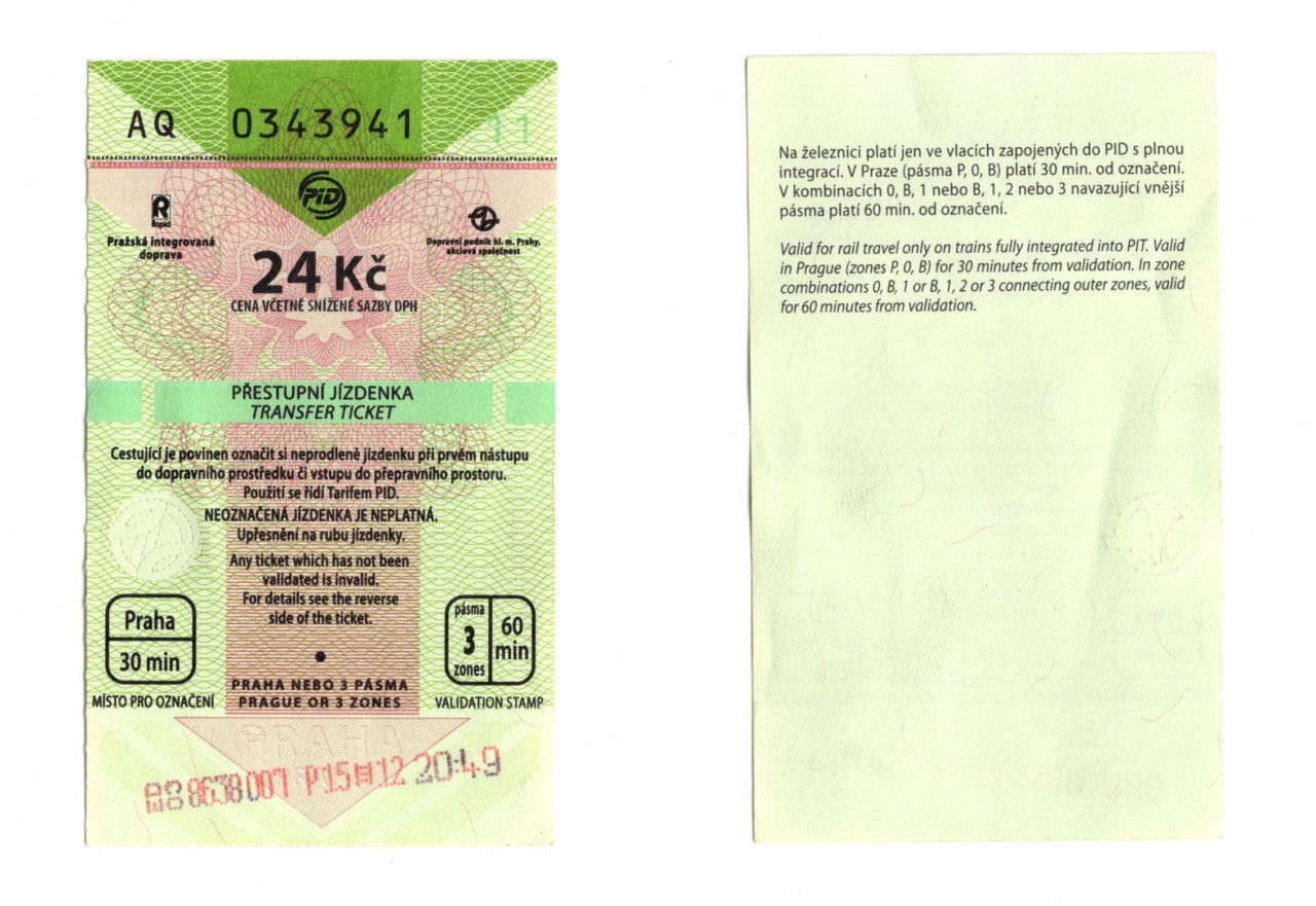 Rittigova zelen jzdenka za 24 K z roku 2011