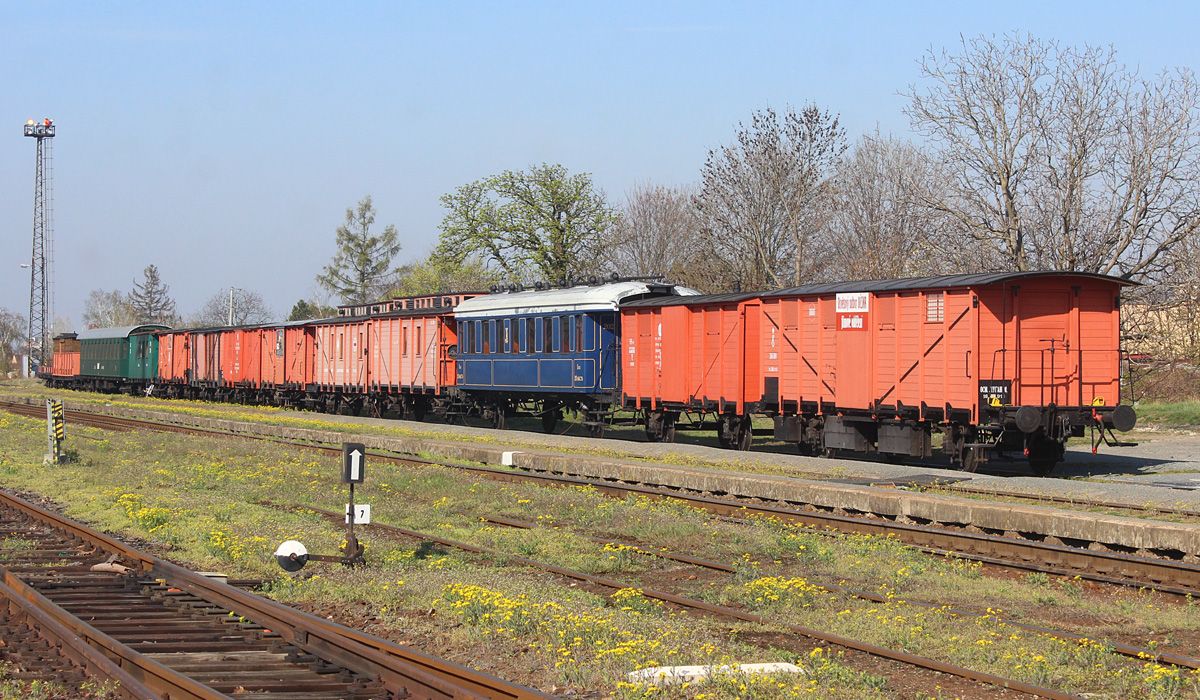 Vozy legionskho vlaku, Holeov, 15.4.2019.