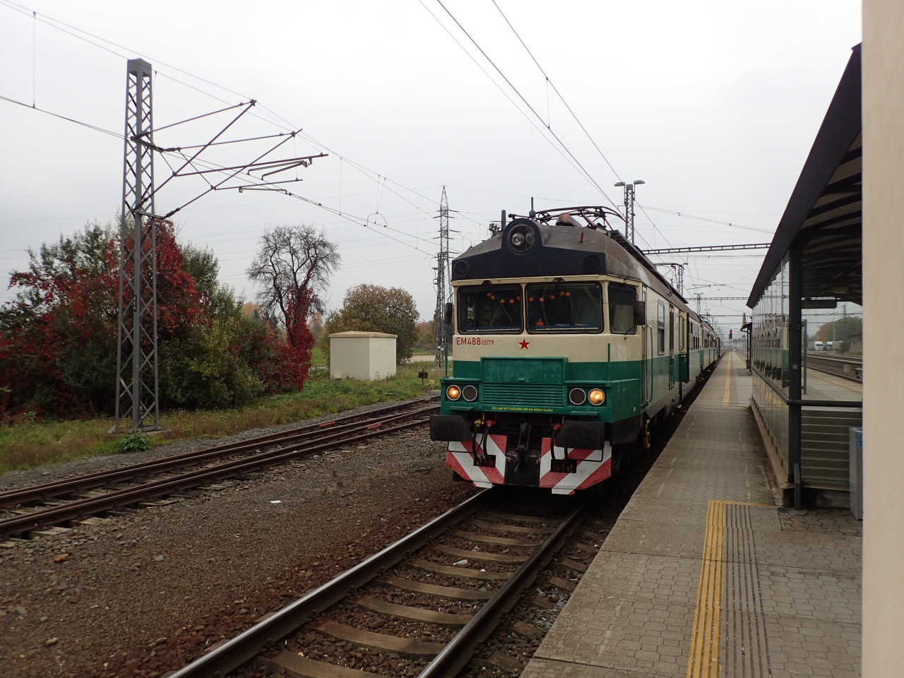 Nkde mezi Olomouc a Zbehem, pedjdn Leoexpresem