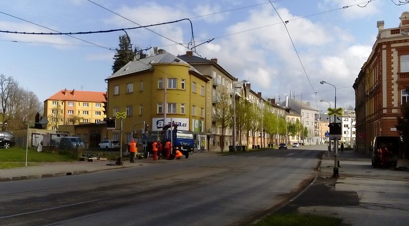 Instalace novch vstrank, st. Olomouc-Nov Ulice, 18. 4. 2017