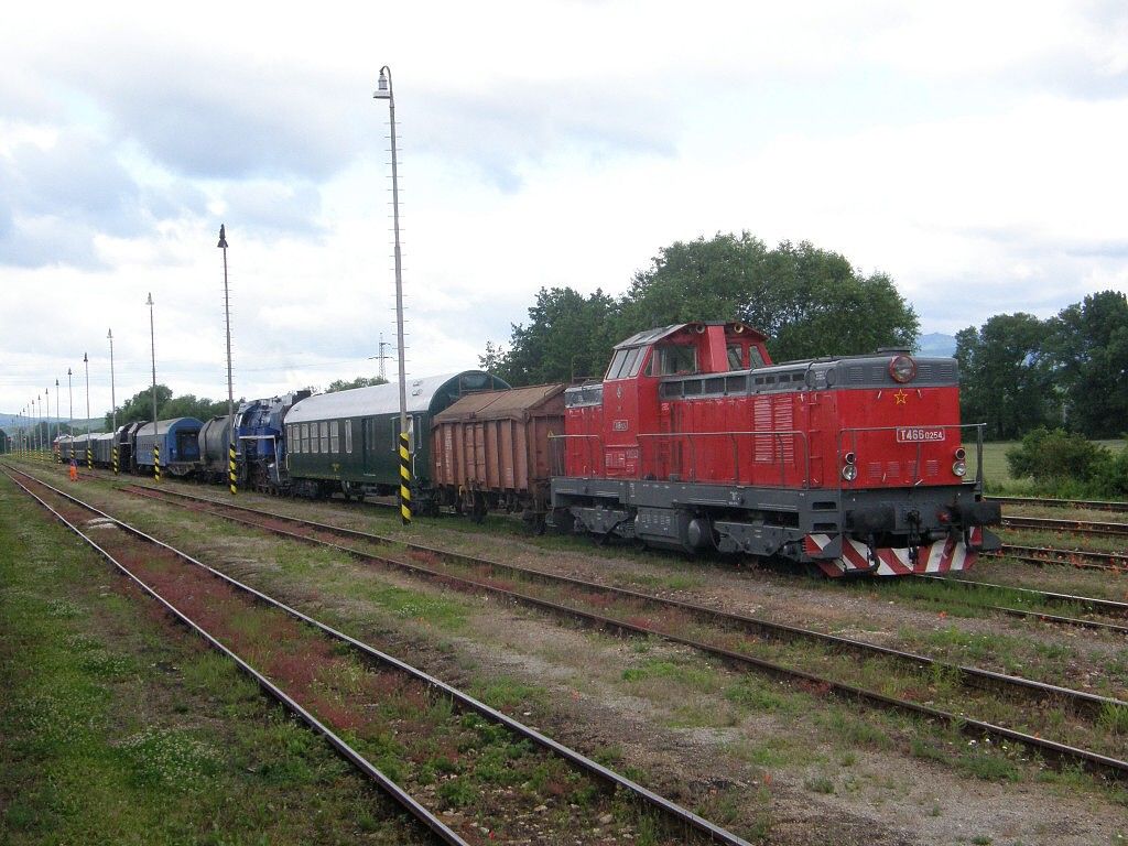 T 466.0254 Doplnn konvoje v Prievidzy - nkl.st 12.6.2009 foto-M.ich