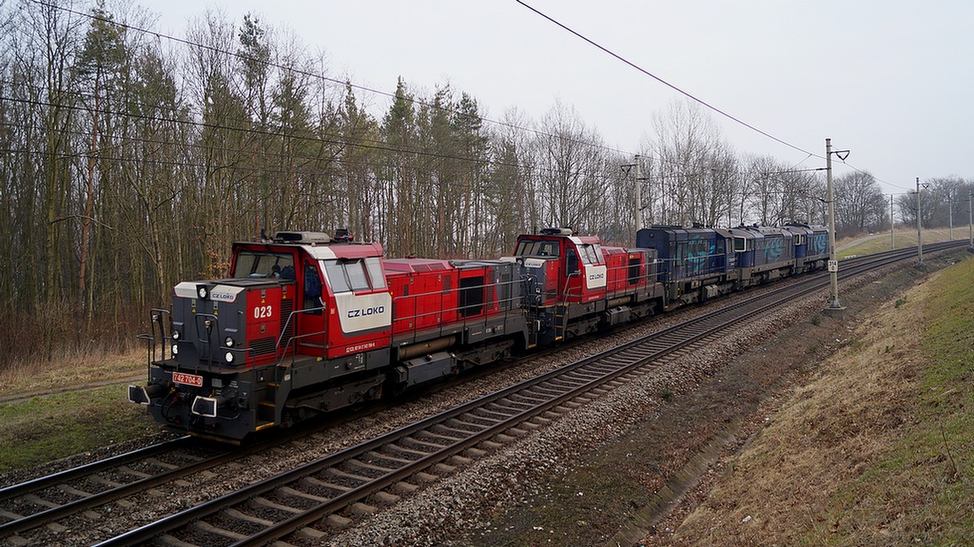 742 704 + 742 705 +740 + 753 + 753 740, Oponek - Valy 22.2.2015