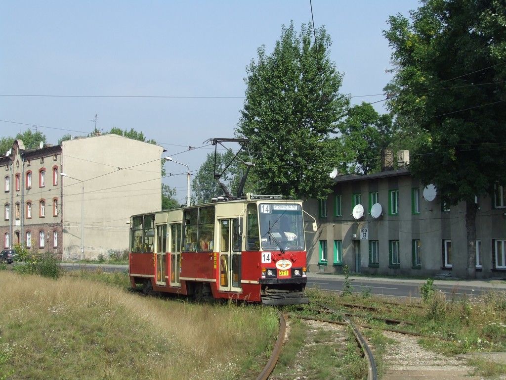 Konstal 105Na ev. . 371, Szopienice Ptla