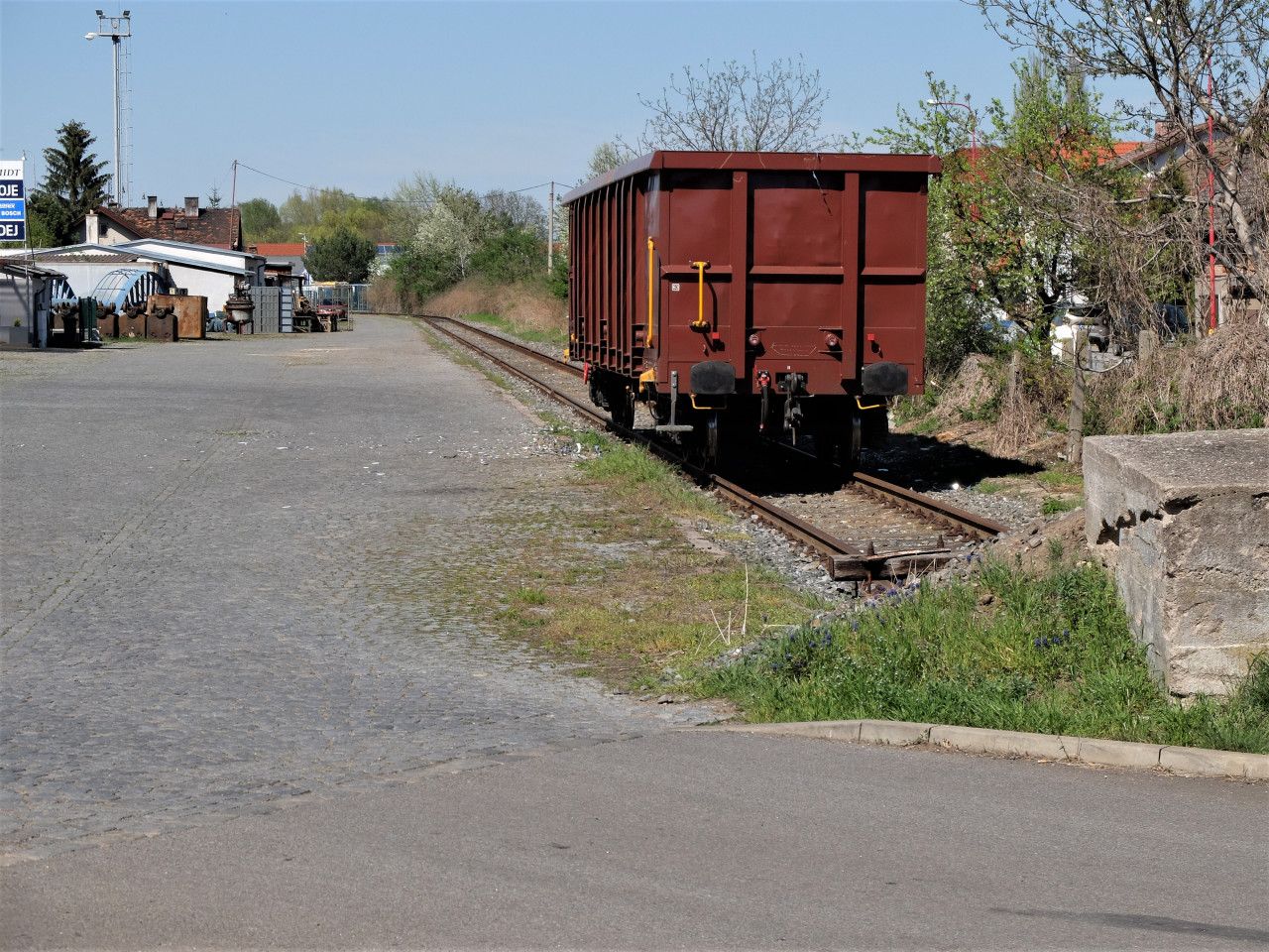 cargokoutek, pohled ke ken