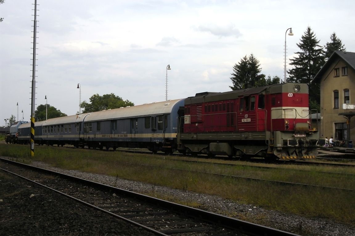 742 196-9 (s nehodovm vlakem)_Bakov nad Jizerou hl. n. (18.8.2013)