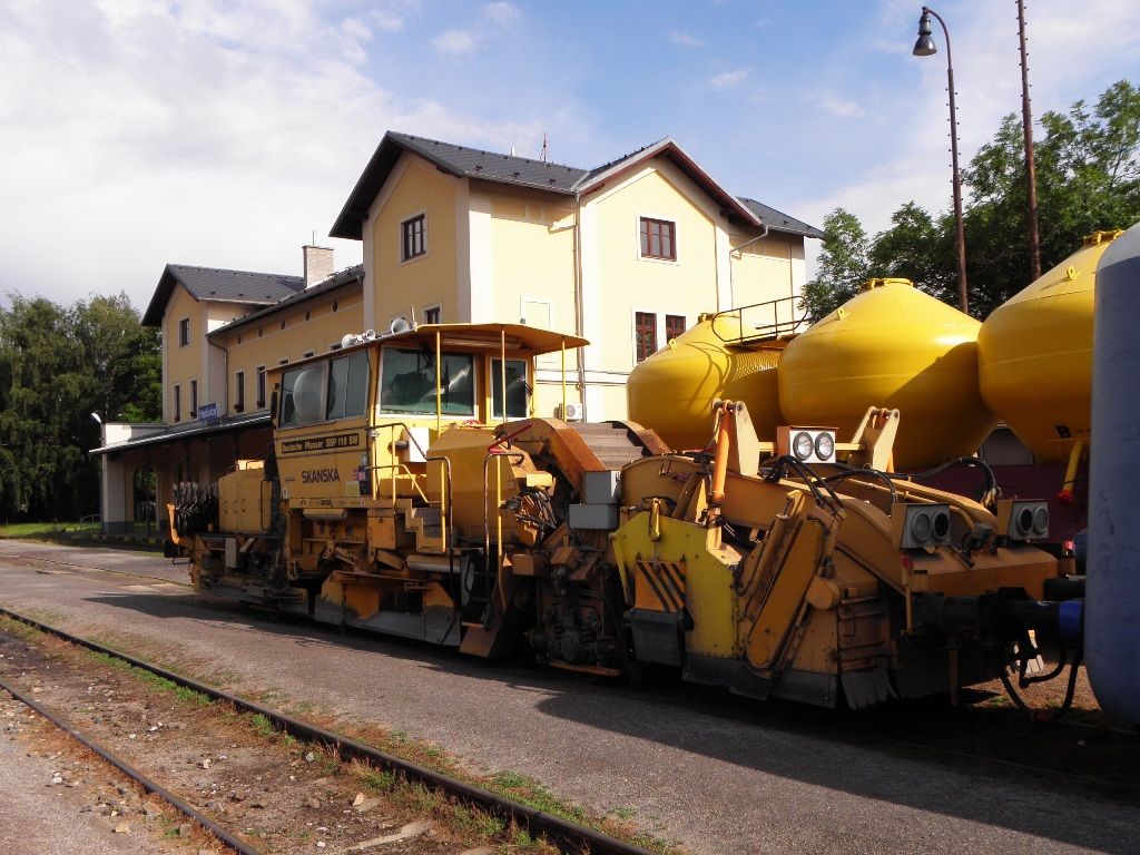 Odstaven souprava Skanska, Hostivice, 30.6.2014