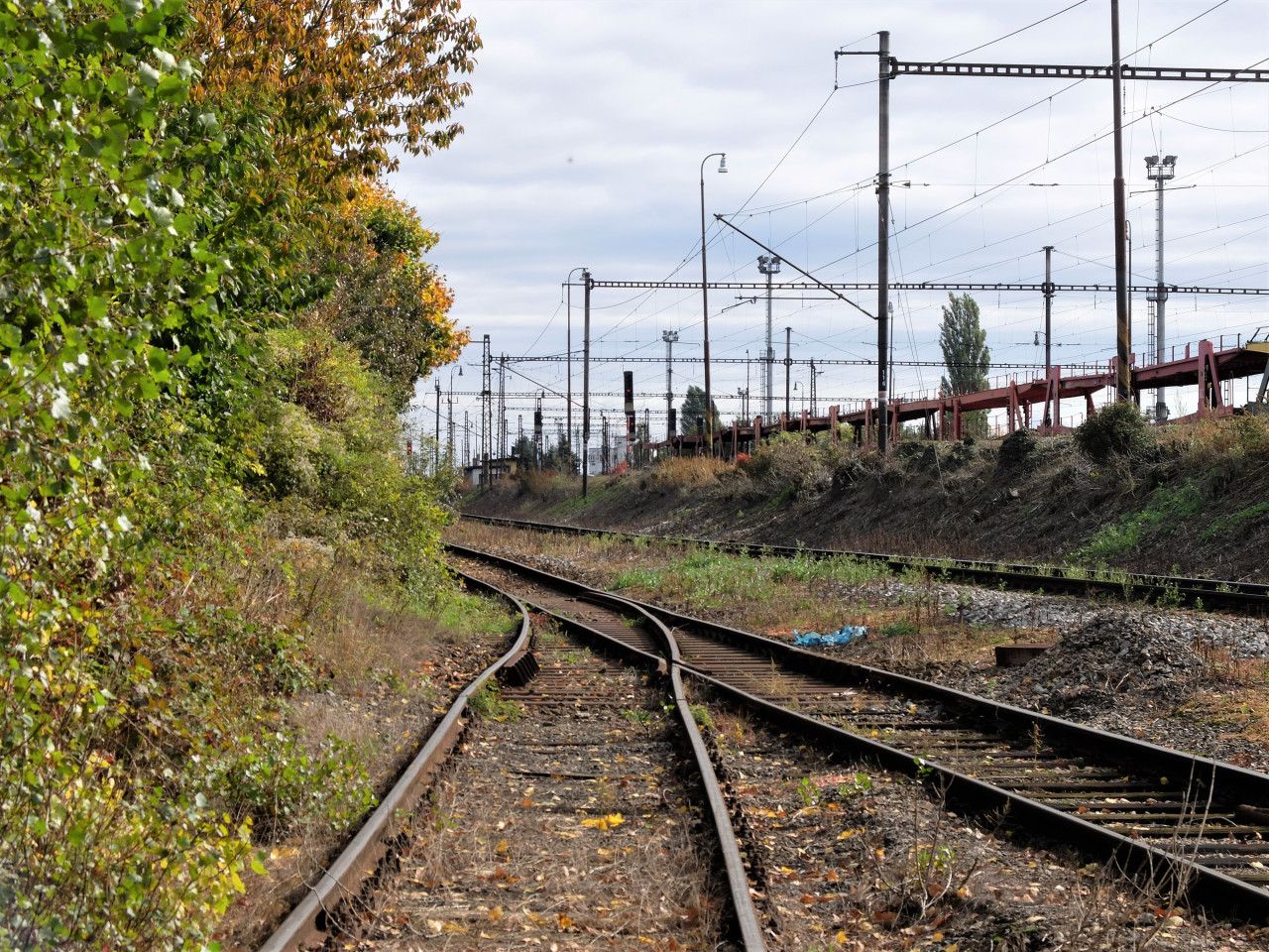 pohled z vleky Donauchem