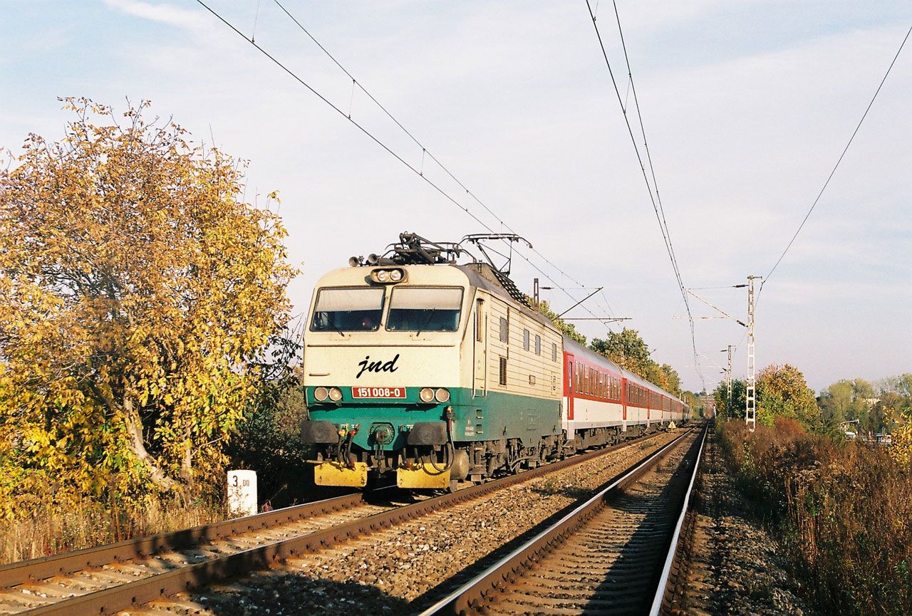 151 008 bchovice - maleice 12.10.2008