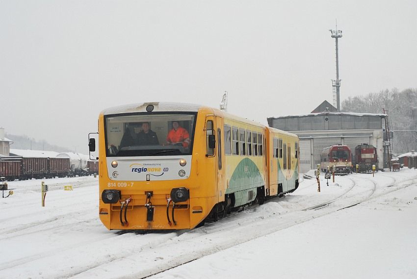 814.009 vyjd z depa na svj prvn vkon pod PJ Liberec, 31.12.2010