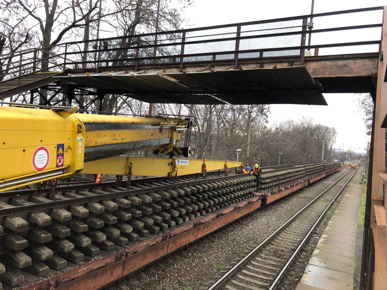 Praha-Stranice zastvka 2.2.2021 od zvltnho zpravodaje