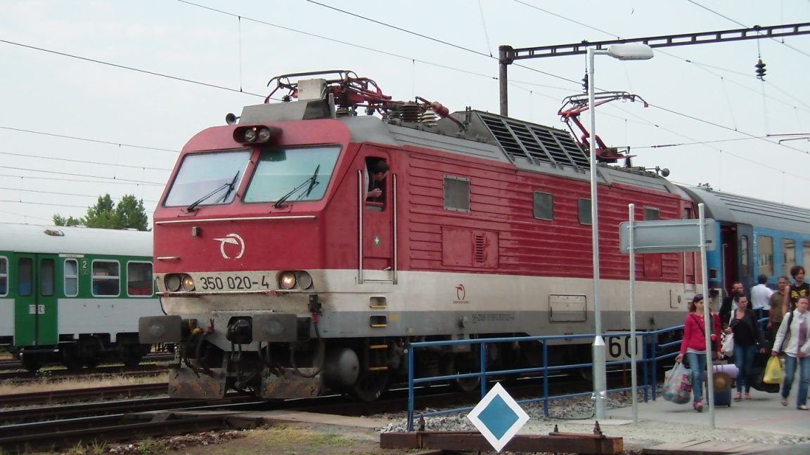 ZSSK 350.020 - EC 378 SLOVENSK STRELA, Brno doln ndra, 18.7.2013