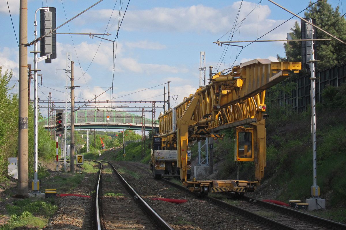 Nov nvst. odb. Zbhlice a vjezd.Hostivae (provizorn), 7.5.