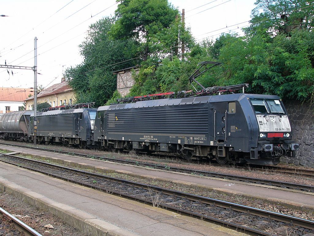 E 189 155 + 156 Praha-Bubene (21. 8. 2013)