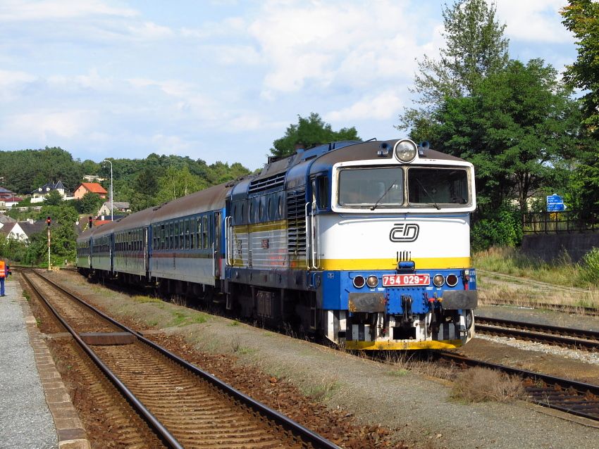 Os 7414 s lok. 754.029 pijd do st. Stakov, 21. 8. 2014