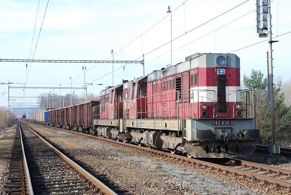 T 466 2436 + T 466 2441_-_26.03.2010-_-SOKV esk Budjovice-_-_tra . 200 Protivn - Zdice --