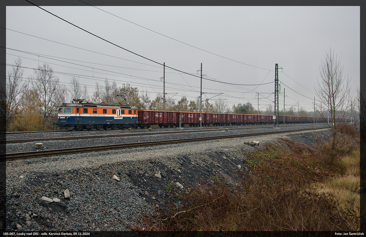 183.007, Louky nad Ol - odb. Karvin-Darkov, 09.11.2024