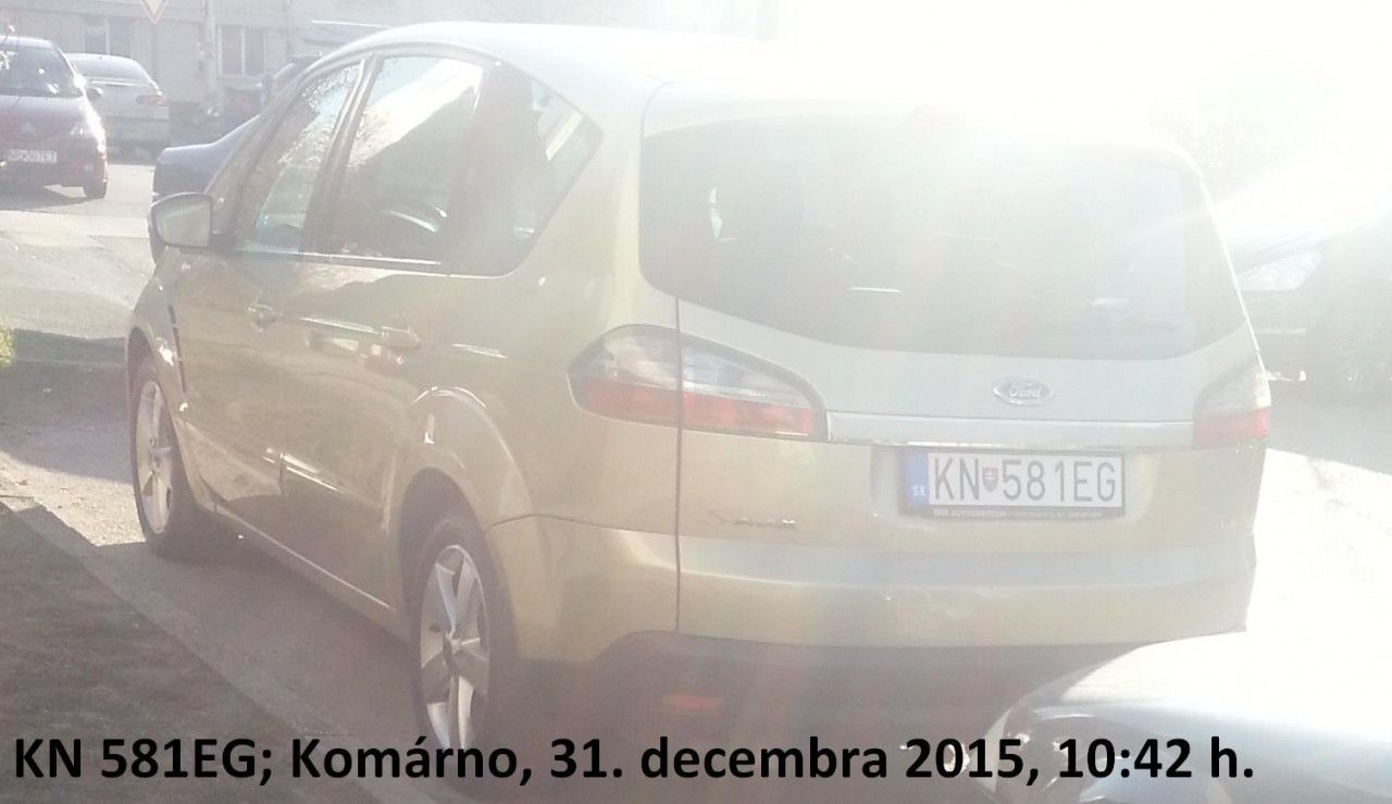 KN 581EG; Komrno, 31. decembra 2015, 10:42 h.