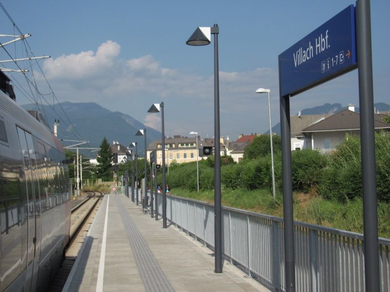 Jednokolejn zastvka Villach Hbf. :-)