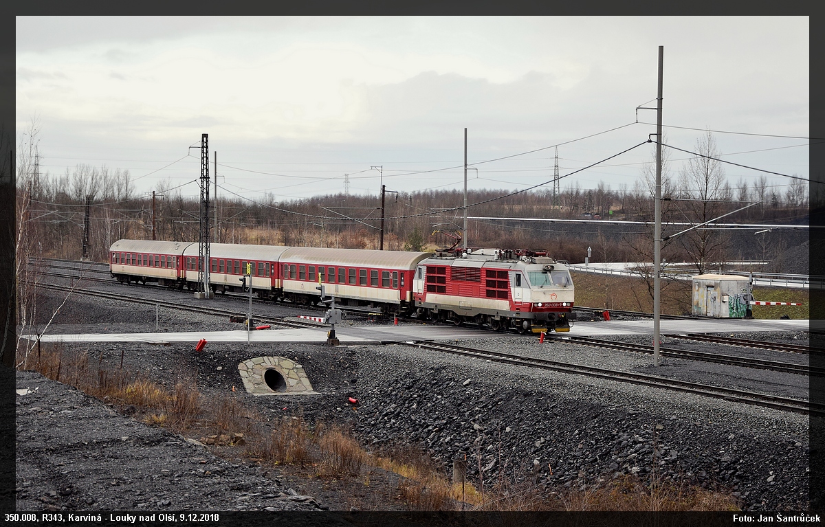 350.008, R 343, Karvin - Louky nad Ol, 9.12.2018