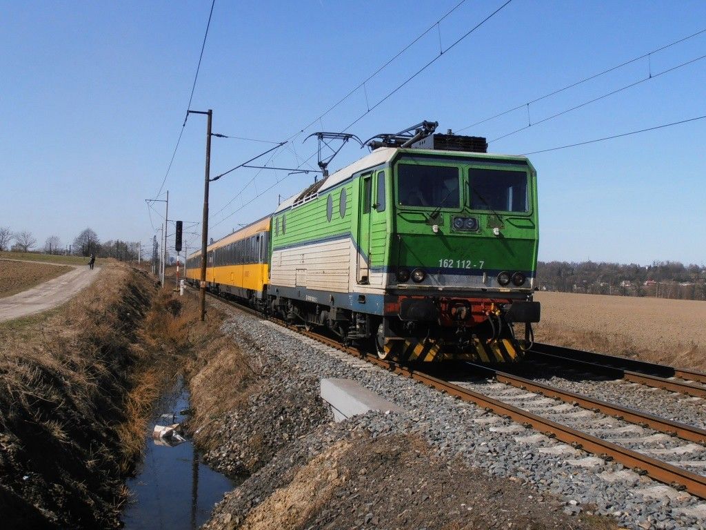 Lokomotiva 162.112, enov-Ostrava-Bartovice, 25.3.2012, IC1005