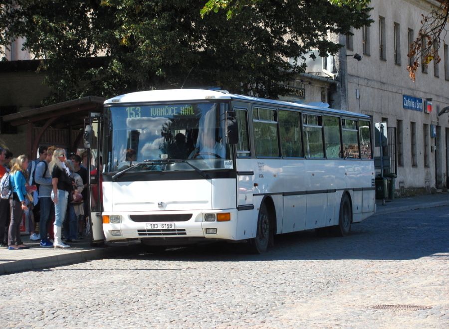 Spoj linky . 153 s odj. ze Zastvky ve 13:48 h. Tento spoj nem vlakov ppoj od Brna...